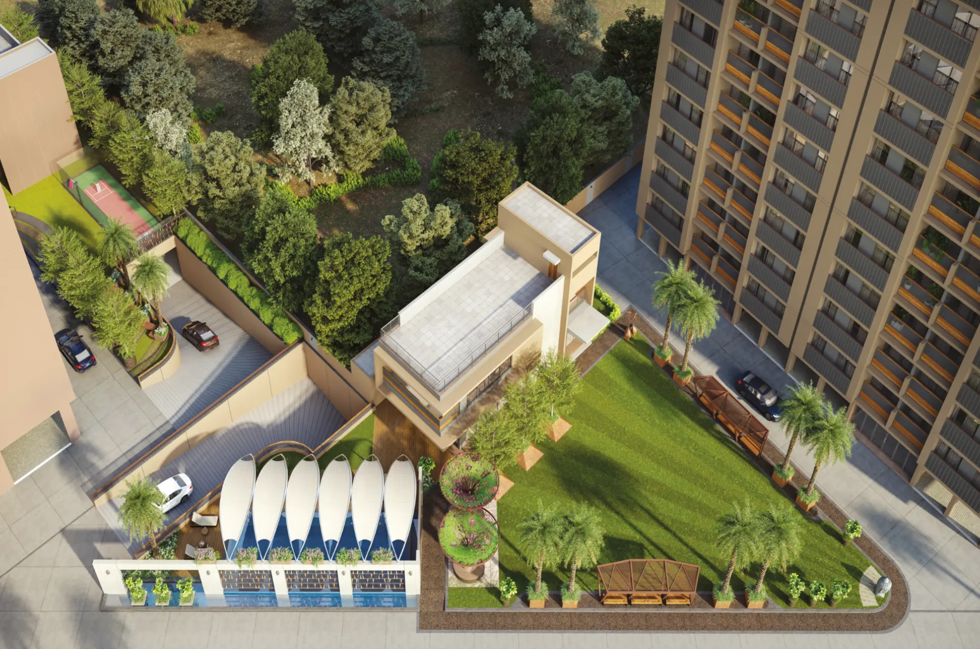 Darshanam Bliss - Bird Eye View